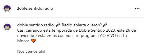 DOBLE SENTIDO RADIO